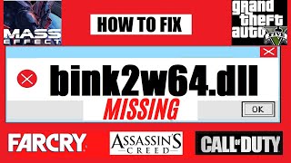 How To Fix bink2w64dll is Missing from your computer Error✅GTA V🎮 Call of Duty Windows 10 3264 bit [upl. by Ataynek842]