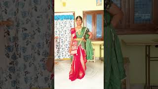 Miku e drape nachindi 🥻😍ytshorts saree pattusarees onlineshopping sareedrapping viralvideo [upl. by Sidalg]