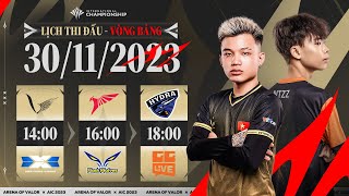 VGM vs DCG l TLN vs FW l BHD vs GGL  VÒNG BẢNG AIC 2023  NGÀY 3011 [upl. by Albur551]