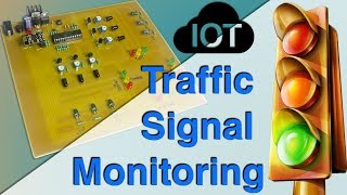 IOT Traffic Signal Monitoring amp Controlling System Project [upl. by Muns]