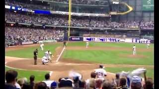 Ryan Braun homerun to put Brewers into the playoff [upl. by Dajma231]