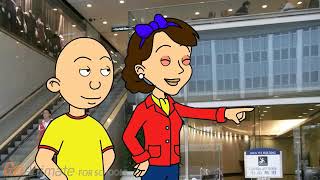 Caillou behaves at the mallUngrounded [upl. by Ahseket]