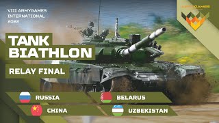 TANK BIATHLON Gold final Russia Belarus China Uzbekistan [upl. by Xet]