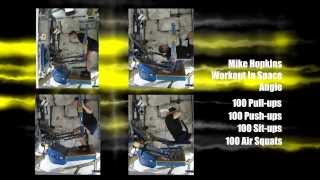 Astronaut Mike Hopkins Workout in Space 1 [upl. by Wylie868]