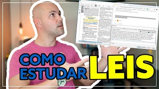 Como estudar LEIS e acertar mais de 80 [upl. by Ahker]