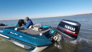 The new boat motor Yamaha ProV 150 check it out [upl. by Naahsar]