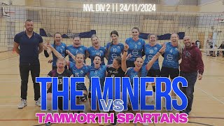 The Miners vs Tamworth Spartans  NVL division 2  24112024 [upl. by Jeana]