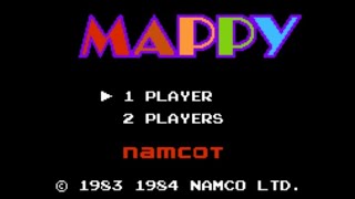 MAPPY  NES Gameplay [upl. by Papagena]