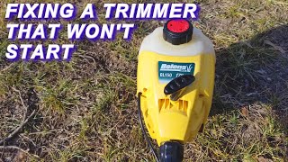 Fixing a Free Trimmer that wont start [upl. by Eeneg]