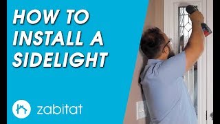 How to Replace a Door Sidelight  Door Glass Insert [upl. by Harle]