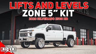 Lifts and Levels  Zone 5quot Lift Kit  Silverado 2500 HD [upl. by Cathyleen]