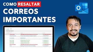 Como resaltar correos importantes en Outlook [upl. by Zackariah611]