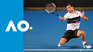 Grigor Dimitrov v Pablo Cuevas match highlights 2R  Australian Open 2019 [upl. by Lennon]