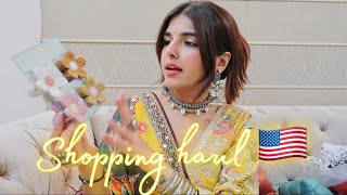 USA Shopping Haul 😍🛍  Ashi Khanna [upl. by Ahsoet]