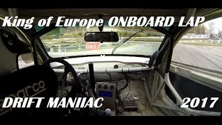 DRIFT MANIIAC KoE Onboard lap Greinbach 2017 [upl. by Ronyar]