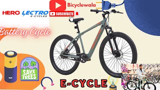 Hero Lectro ECycle Hero electric Cycle H5 275” battery Cycle [upl. by Arahsak90]