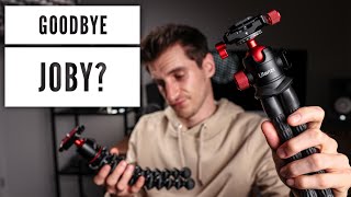 Joby Gorilla Pod vs Ulanzi Octopus mini flexible vlogging tripod Review Comparison Affordable bendy [upl. by Yendirb419]