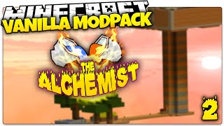 Minecraft  MOB GRINDER  THE ALCHEMIST 2  Skyblock Vanilla Mod Pack Minecraft Vanilla Mods [upl. by Seftton]