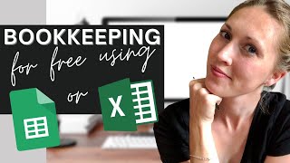 🌿 FREE TEMPLATE for a simple easy FREE way to do BOOKKEEPING  Realistic Bookkeeping [upl. by Uzial533]