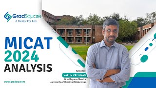 MICAT  1 Analysis 2024  25 by GradSquare Mentor Varun Krishnan [upl. by Sesylu]