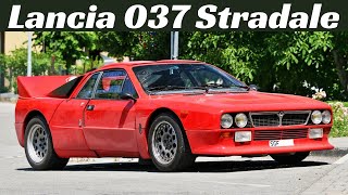 Lancia 037 Stradale  Rare street sighting  200 Hp 2Litre 4cylinders  Volumex Engine [upl. by Zacharias]