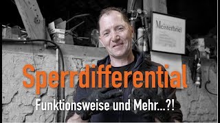 Sperrdifferential  Funktionsweise und Mehr Erklärt vom Kfz Meister [upl. by Nelram]