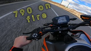 KTM DUKE 790 ACCELERATION [upl. by Magavern]