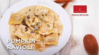 Emerils Pumpkin Ravioli  Pasta amp Beyond  Pasta Maker Recipes [upl. by Acira]