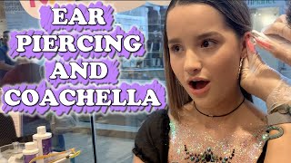 Ear Piercing and Coachella WK 434 Bratayley [upl. by Adnovad]