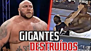 TOP 5  Gigantes intimidadores que foram DESTRUÍD0S no MMA [upl. by Nnair]