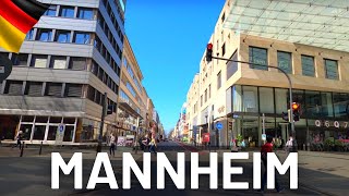 MANNHEIM Driving Tour 🇩🇪 Germany  4K Video Tour of Mannheim [upl. by Riay]