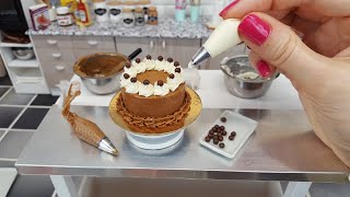 Mini REAL chocolate cake 🍰🎂  mini real food mini cooking tiny cooking tiny cake  ASMR [upl. by Toogood]