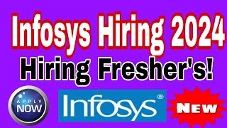 Infosys Off Campus Drive 2024  Hiring for Freshers as Process Executive [upl. by Anrak]