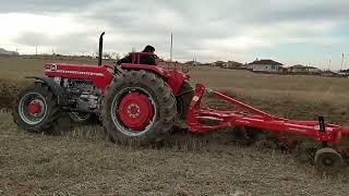 Massey Ferguson 188 4x4 1976 İngiliz Şahinoğullari pulluk 414 [upl. by Anailuy]