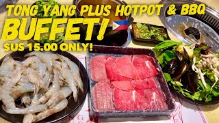 Best Buffets Manila Tong Yang Plus Grill and Hot Pot Buffet Ayala Malls Manila Bay  US Beef [upl. by Maurene564]