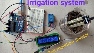 Soil Moisture Sensor with Arduino Uno [upl. by Noiraa]