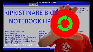 Come RipristinareAggiornare il BIOS di un NoteBook HP [upl. by Asena]