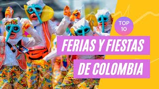 10 Ferias y Fiestas de Colombia  Fiestas Colombianas  Colombia Tierra Querida [upl. by Ina]