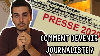 Comment devenir journaliste  formation conseils [upl. by Kulda515]