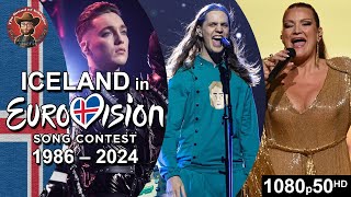 Iceland 🇮🇸 in Eurovision Song Contest 19862024 [upl. by Cataldo]