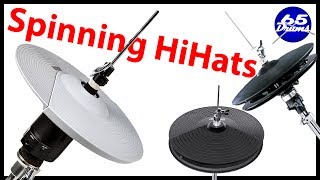 How To Stop A Spinning Hihat electronic or acoustic cymbals [upl. by Anissej612]