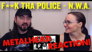 Fk Tha Police  NWA REACTION by metalheads [upl. by Nauqel513]