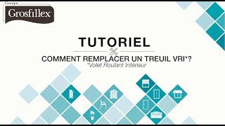 Tutoriel remplacement treuil volet roulant intérieur  Grosfillex [upl. by Akinar]