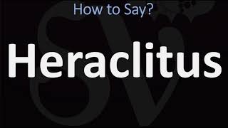 How to Pronounce Heraclitus CORRECTLY [upl. by Ramsdell127]