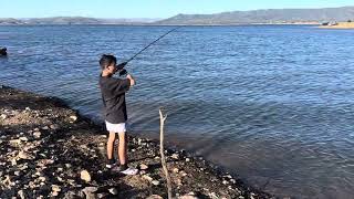 Fishing at the Burrendong Dam Lake Burrendong NSW [upl. by Ahsiloc993]