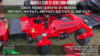 Gravely ZT HD 52” Zero Turn  Initial Review [upl. by Colly]