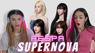 aespa  Supernova  THE FIRST TAKE  REACTION [upl. by Anuahsal]