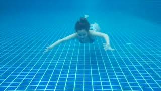 ASMR  Short Swimming Video for request   Water sounds [upl. by Audie791]