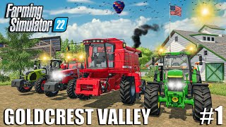 The Adventure Begins  Goldcrest Valley  Episode 1  Farming Simulator 22 [upl. by Gnidleif]