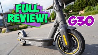 Ninebot MAX G30  The HIGHEST RATED Electric Scooter on Amazon  Comprehensive Review [upl. by Nnagem]